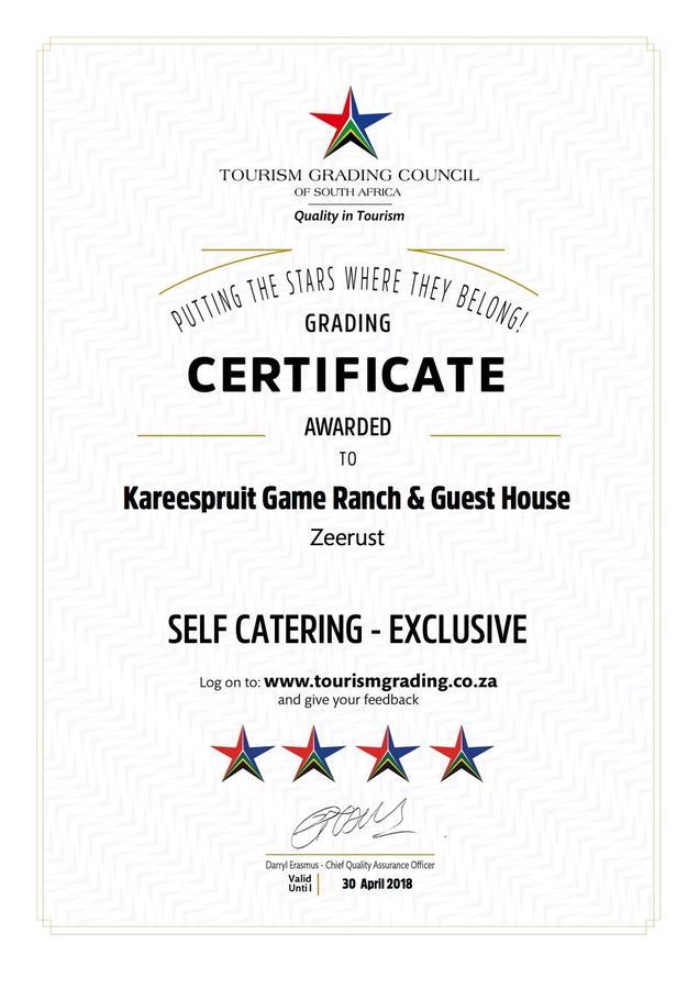 Kareespruit Game Ranch & Guest House Zeerust 客房 照片